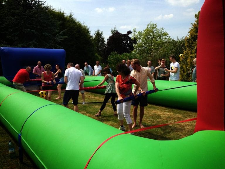 Human Table Football Team Building Games Hire Inflatable Hire