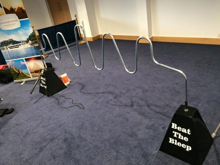 Giant Buzz Wire Hire Exhibition Stand Games Hire UK