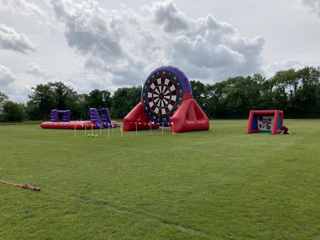 Inflatable Football Darts Hire - Fun4Events