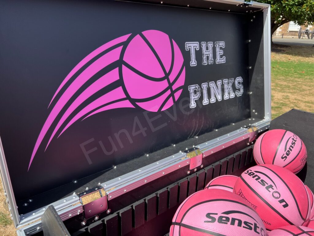 Thow A Row - Connect Four Basketball - The Pink Team