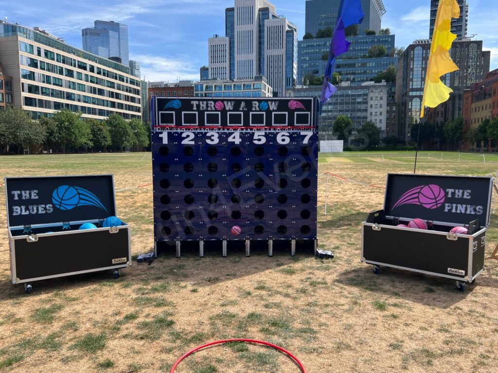 Throw a Row - Connect Four Basketball Game, Team Building Game Hire